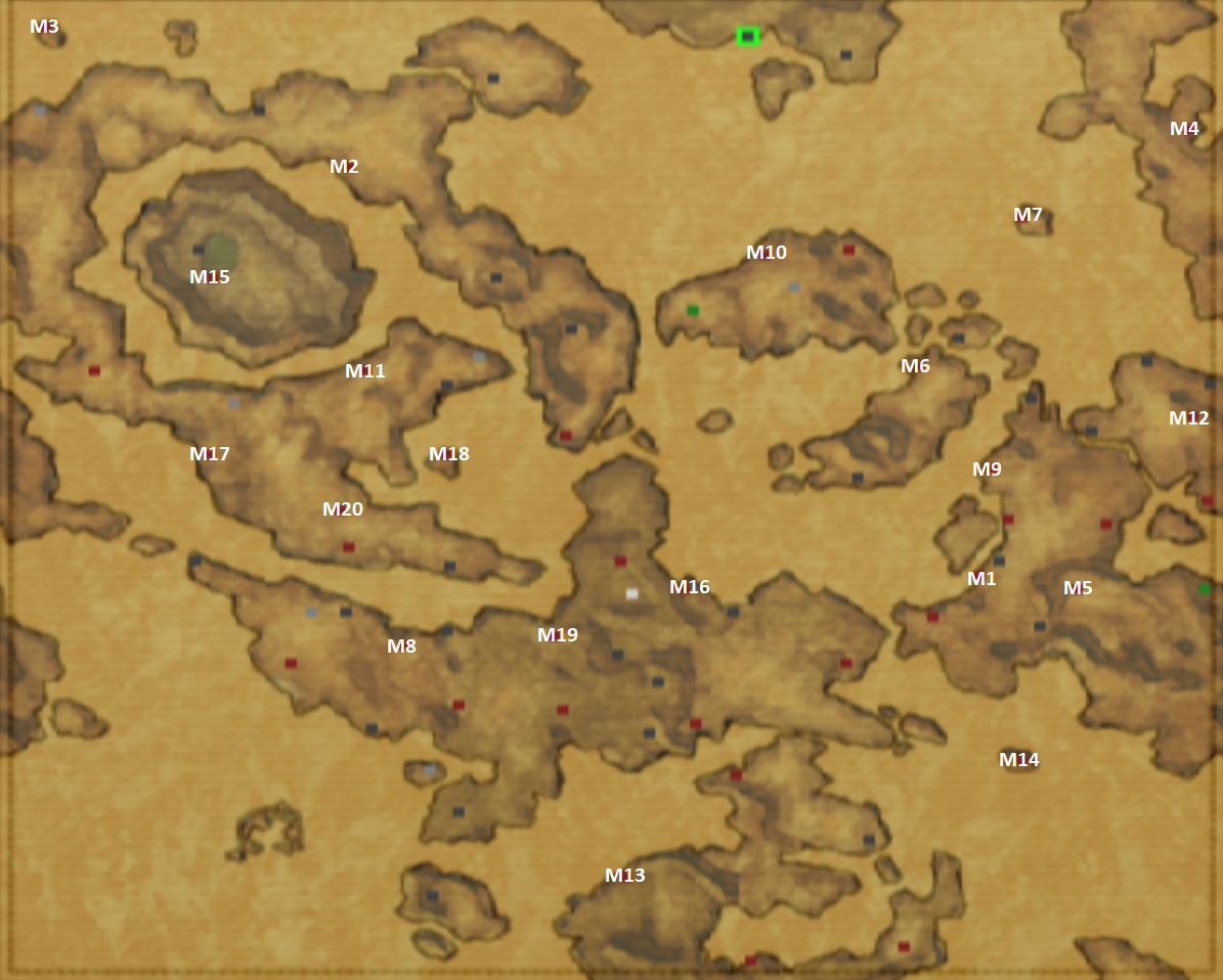 Millenium Puzzles Map Locations